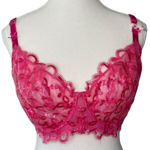 |NWT| VICTORIA’S SECRET Dream Angels Heart Print Mesh Underwire Bra